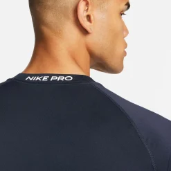 Online Dri-Fit Pro Tight Fitness T-Shirt Men - Dark Blue, White Shirts