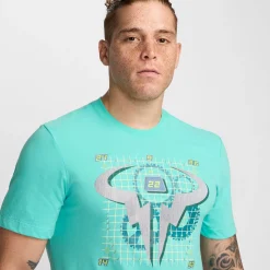New Dri-Fit RN OC T-Shirt Men - Turquoise, Multicoloured Shirts