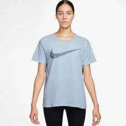 Store Dri-Fit Slam Short T-Shirt Women - Blue Grey Shirts
