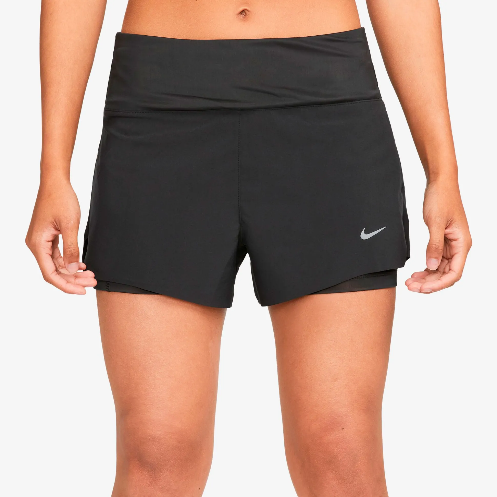 Hot Dri-Fit Swift Mid-Rise 3in 2in1 Shorts Women - Running Clothing|Shorts
