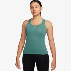 Clearance Dri-Fit Swoosh Bra Tank Top Women - Dark Green Tops