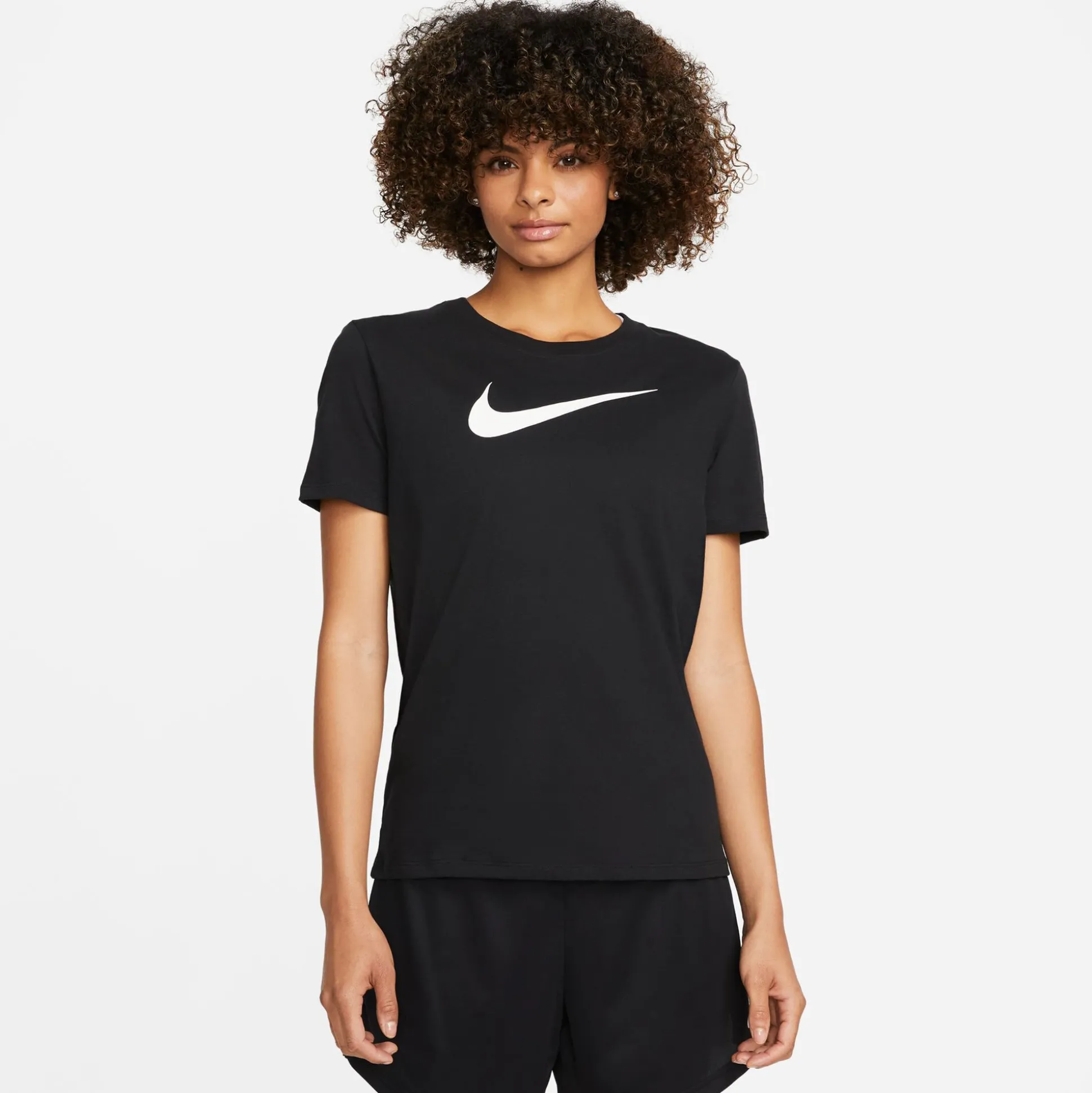 Clearance Dri-Fit Swoosh T-Shirt Women - Black, White Shirts