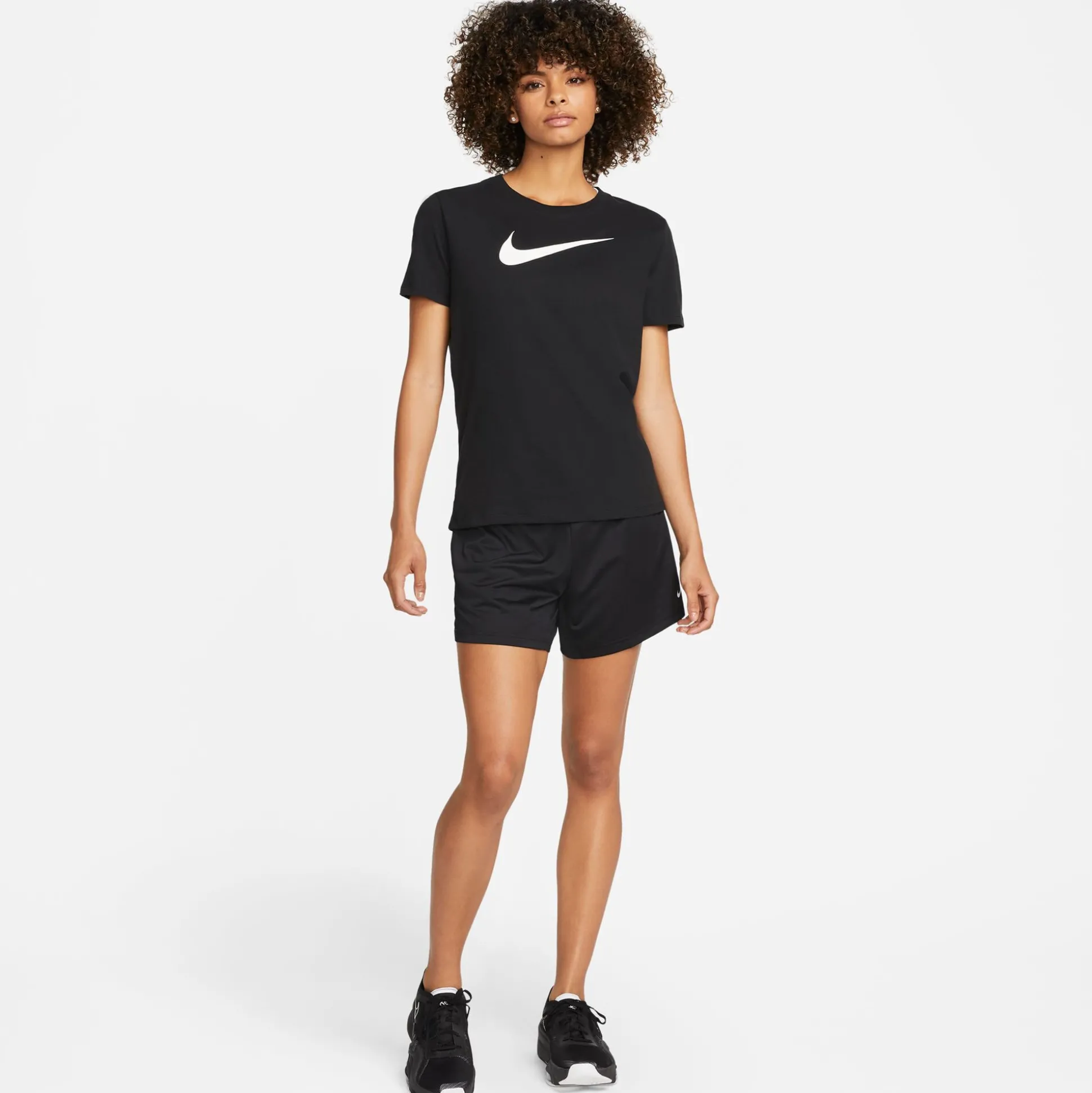 Clearance Dri-Fit Swoosh T-Shirt Women - Black, White Shirts