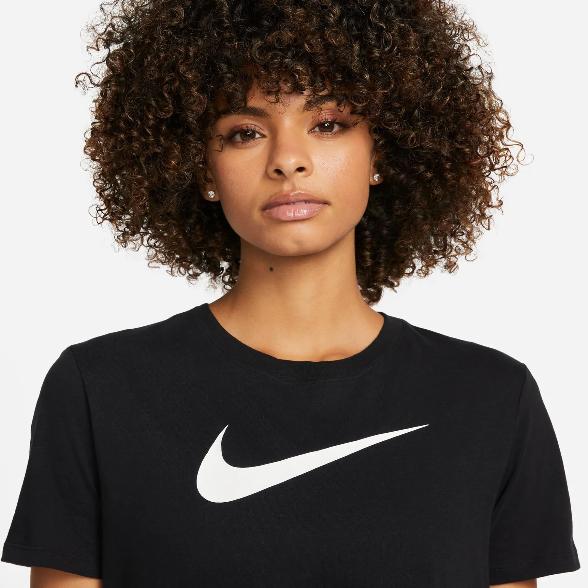 Clearance Dri-Fit Swoosh T-Shirt Women - Black, White Shirts