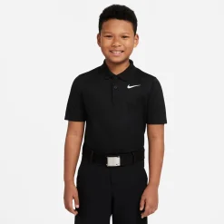 New Dri-Fit Victory Polo Boys - Black, White Shirts