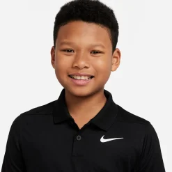 New Dri-Fit Victory Polo Boys - Black, White Shirts