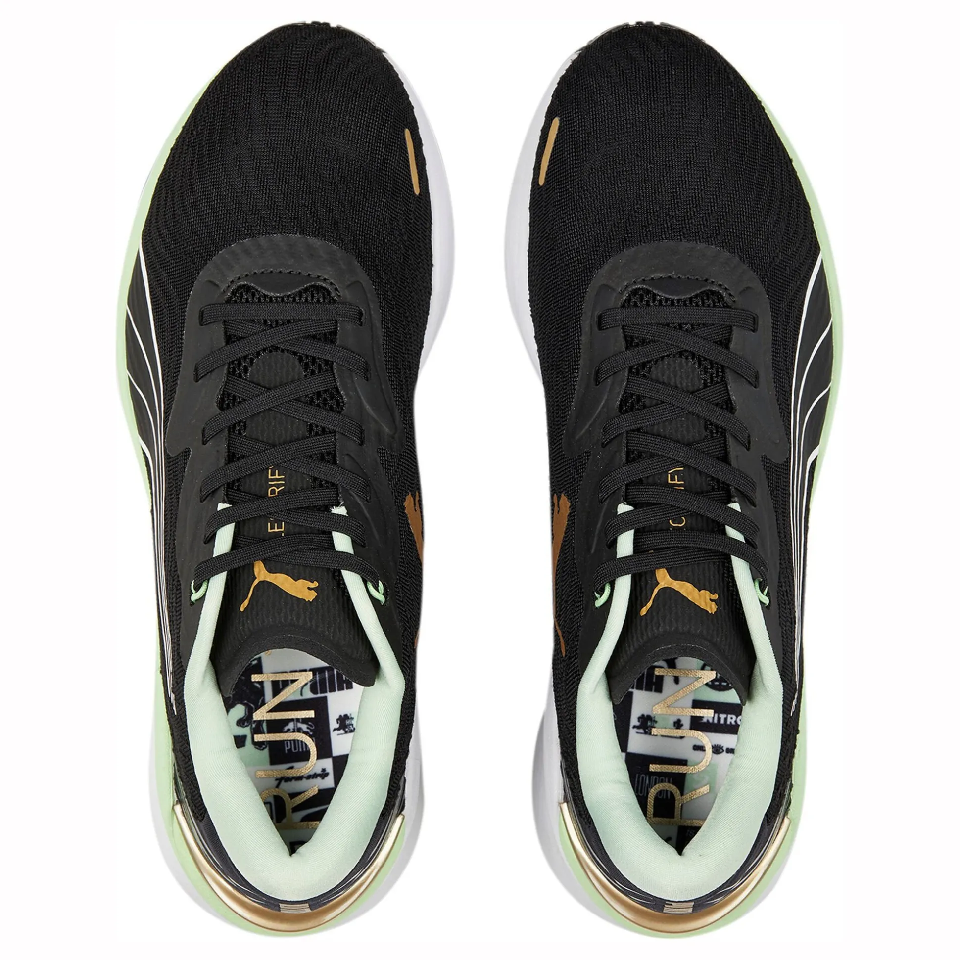 Cheap Electrify Nitro 2 Run 75 Neutral Running Shoe Men - Black, Mint Running Shoes