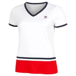 Shop Elisabeth T-Shirt Women - White, Red Shirts