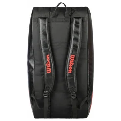 Shop Elite Racket Bag 15 Pack Special Edition - Black, Red Racket Bags