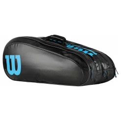 Best Sale Elite Racket Bag 15 Pack Special Edition - Black, Blue Racket Bags