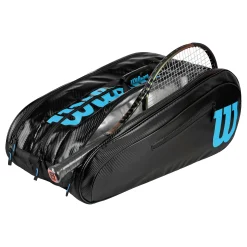Best Sale Elite Racket Bag 15 Pack Special Edition - Black, Blue Racket Bags