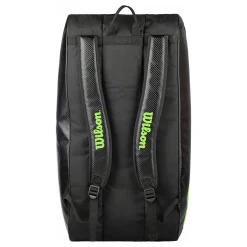 Clearance Elite Racket Bag 15 Pack Special Edition - Black, Lime Racket Bags