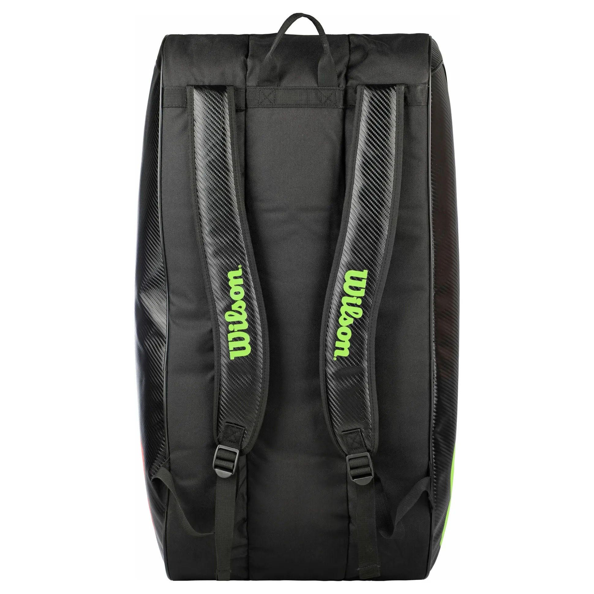 Clearance Elite Racket Bag 15 Pack Special Edition - Black, Lime Racket Bags
