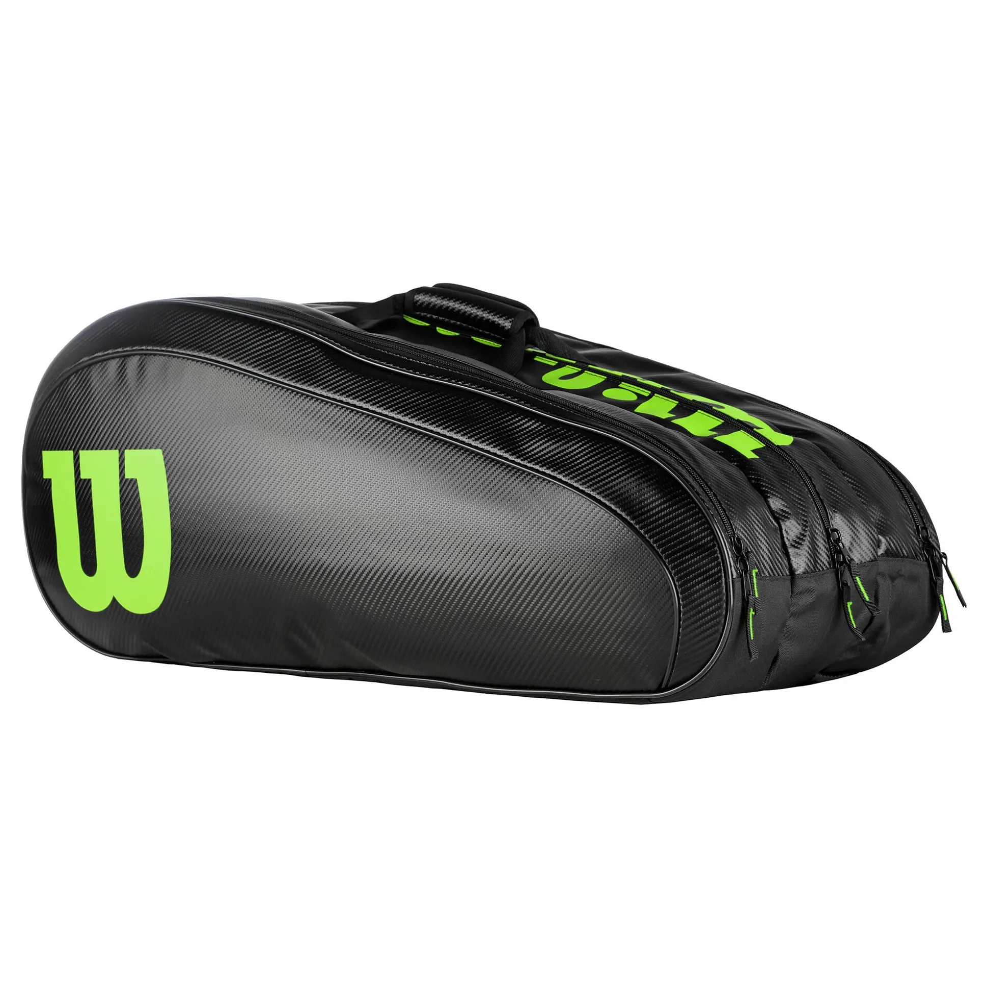 Clearance Elite Racket Bag 15 Pack Special Edition - Black, Lime Racket Bags