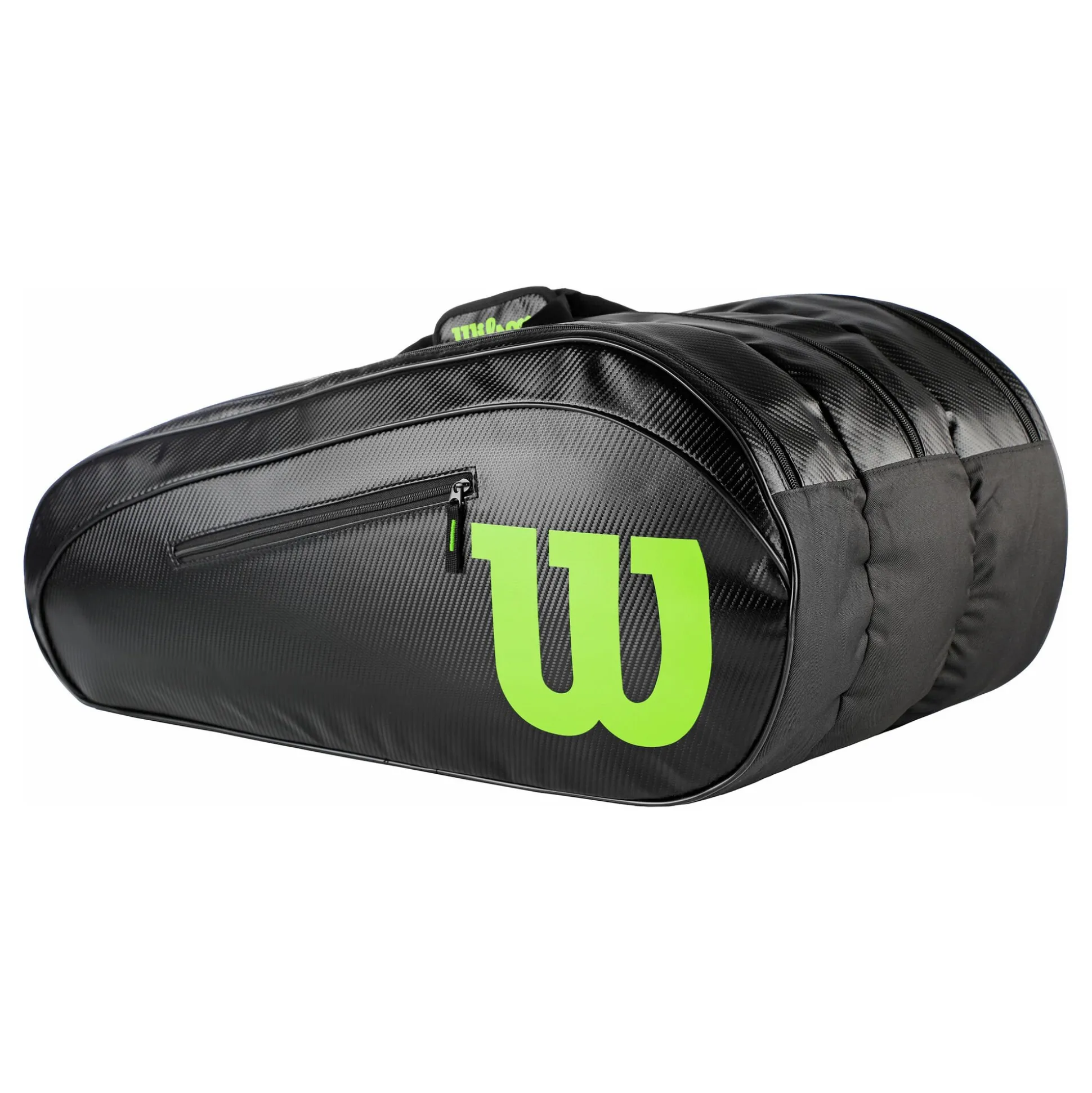 Clearance Elite Racket Bag 15 Pack Special Edition - Black, Lime Racket Bags