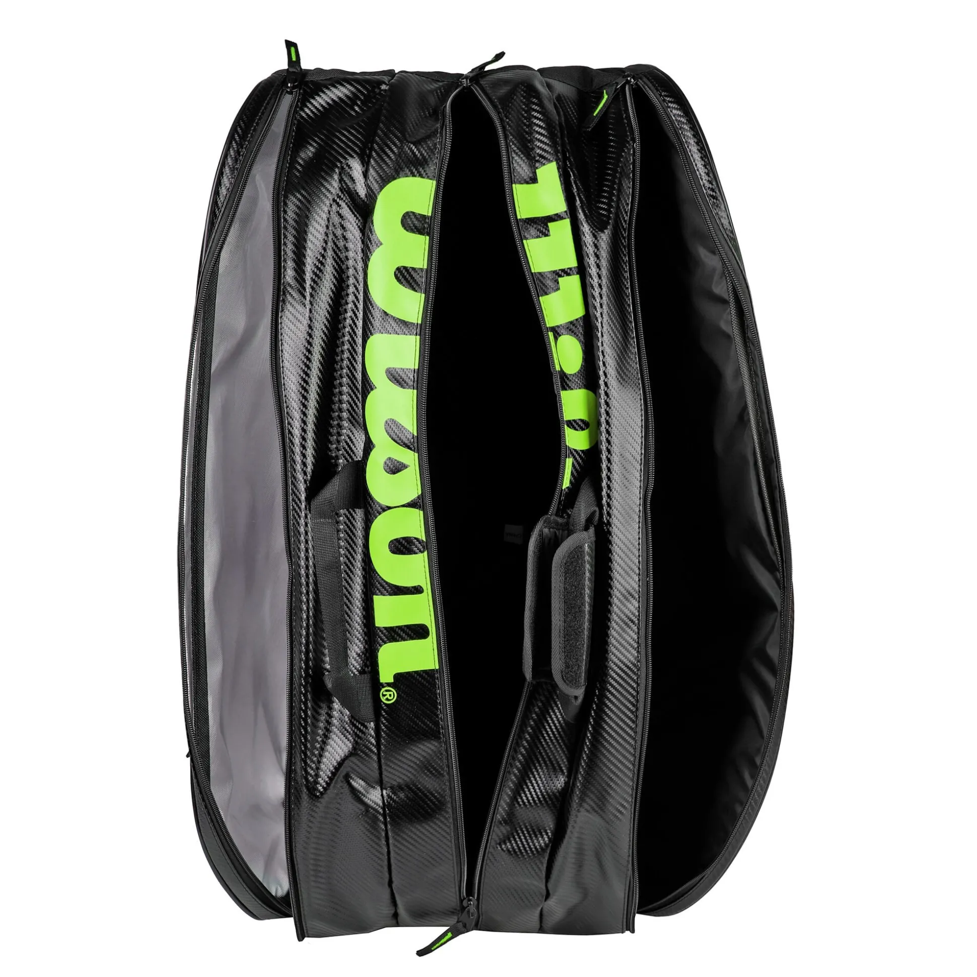 Clearance Elite Racket Bag 15 Pack Special Edition - Black, Lime Racket Bags