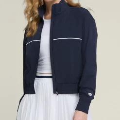 Sale Ellyn Team Training Jacket Women - Dark Blue Jackets