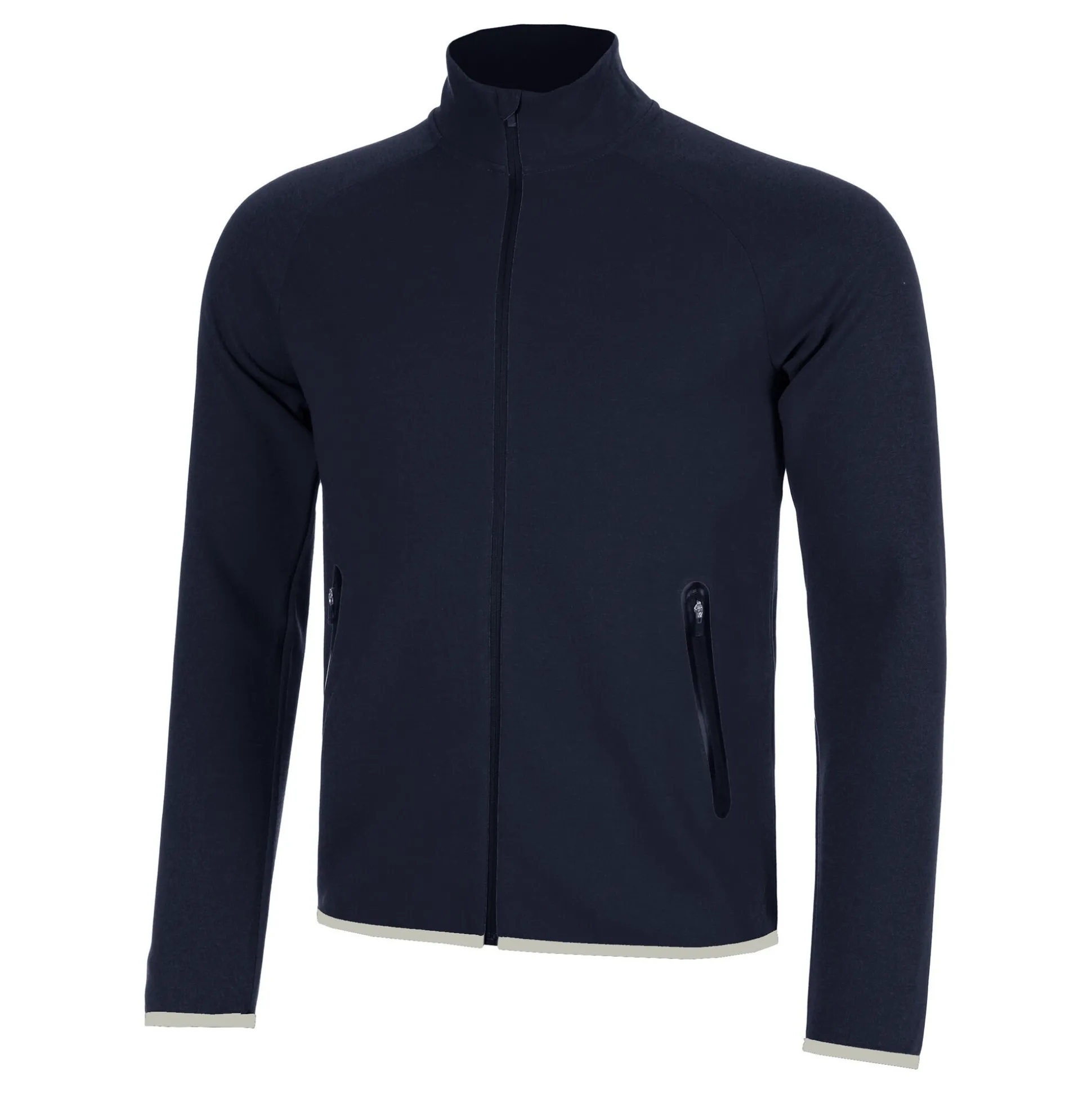 Cheap Emotion Full Zip Jacket Running Jacket Men - Dark Blue Running Clothing
