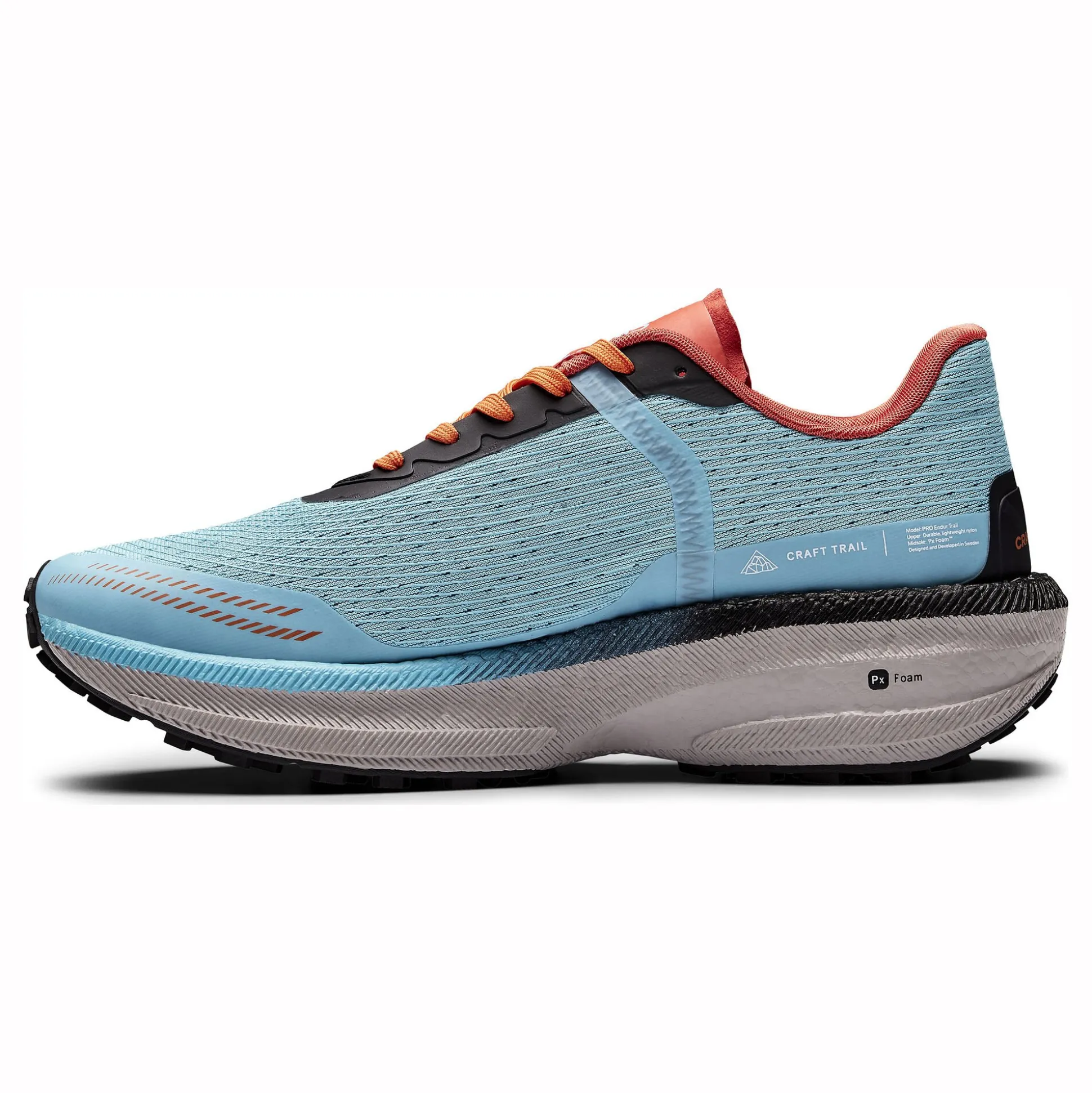 Outlet Endurance Trail Running Shoe Men - Blue, Red Running Shoes