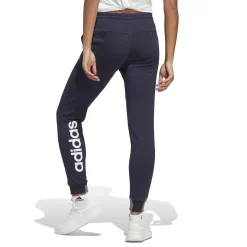 Best Essentials Linear French Terry Cuffed Training Pants Women - Dark Blue, White Pants