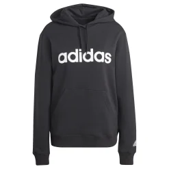 Fashion Essentials Linear Hoody Women - Black, White Hoodies & Sweaters