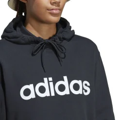 Fashion Essentials Linear Hoody Women - Black, White Hoodies & Sweaters