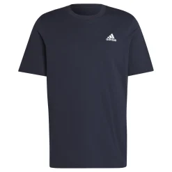 Best Essentials Single Jersey Embroidered Small Logo T-Shirt Men - Dark Blue Shirts