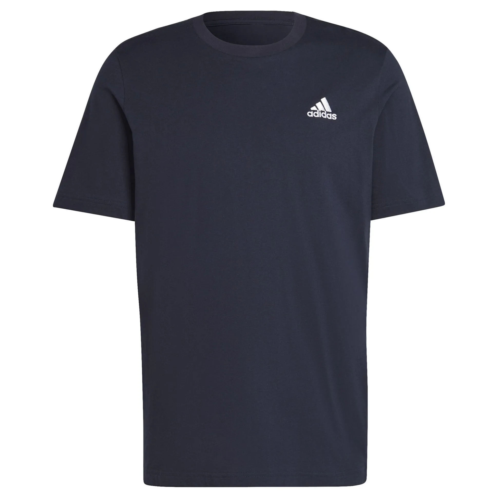 Best Essentials Single Jersey Embroidered Small Logo T-Shirt Men - Dark Blue Shirts