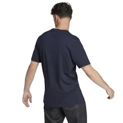 Best Essentials Single Jersey Embroidered Small Logo T-Shirt Men - Dark Blue Shirts