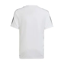 Shop Essentials Train AEROREADY 3-Stripes Regular-Fit T-Shirt Boys - White, Black Shirts