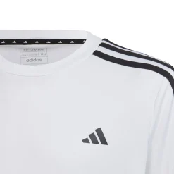 Shop Essentials Train AEROREADY 3-Stripes Regular-Fit T-Shirt Boys - White, Black Shirts