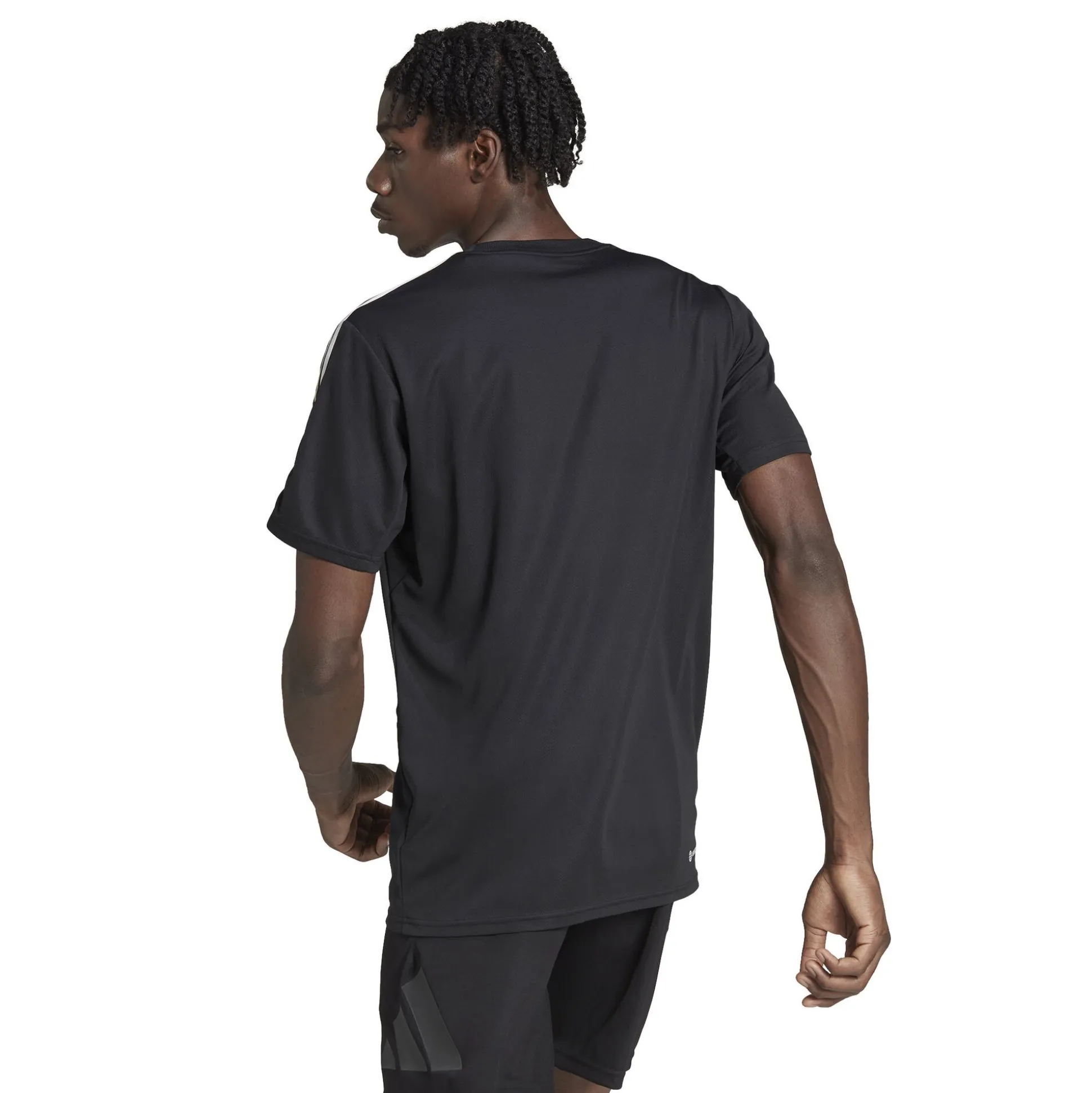 Clearance Essentials Train 3-Stripes Training T-Shirt Men - Black, White Shirts