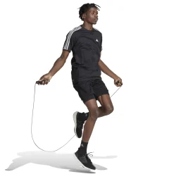 Clearance Essentials Train 3-Stripes Training T-Shirt Men - Black, White Shirts