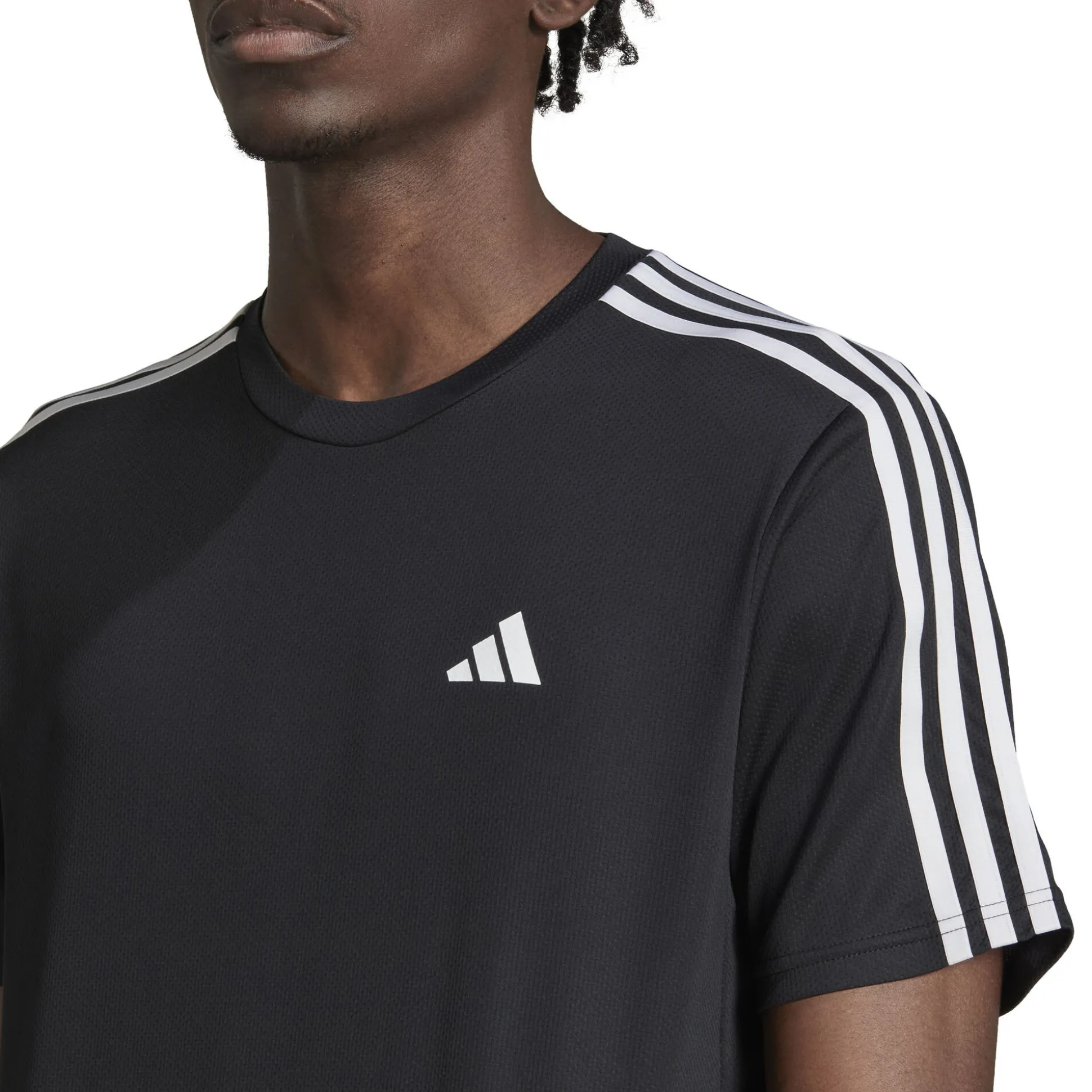 Clearance Essentials Train 3-Stripes Training T-Shirt Men - Black, White Shirts