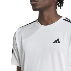 Discount Essentials Train 3-Stripes Training T-Shirt Men - White, Black Shirts