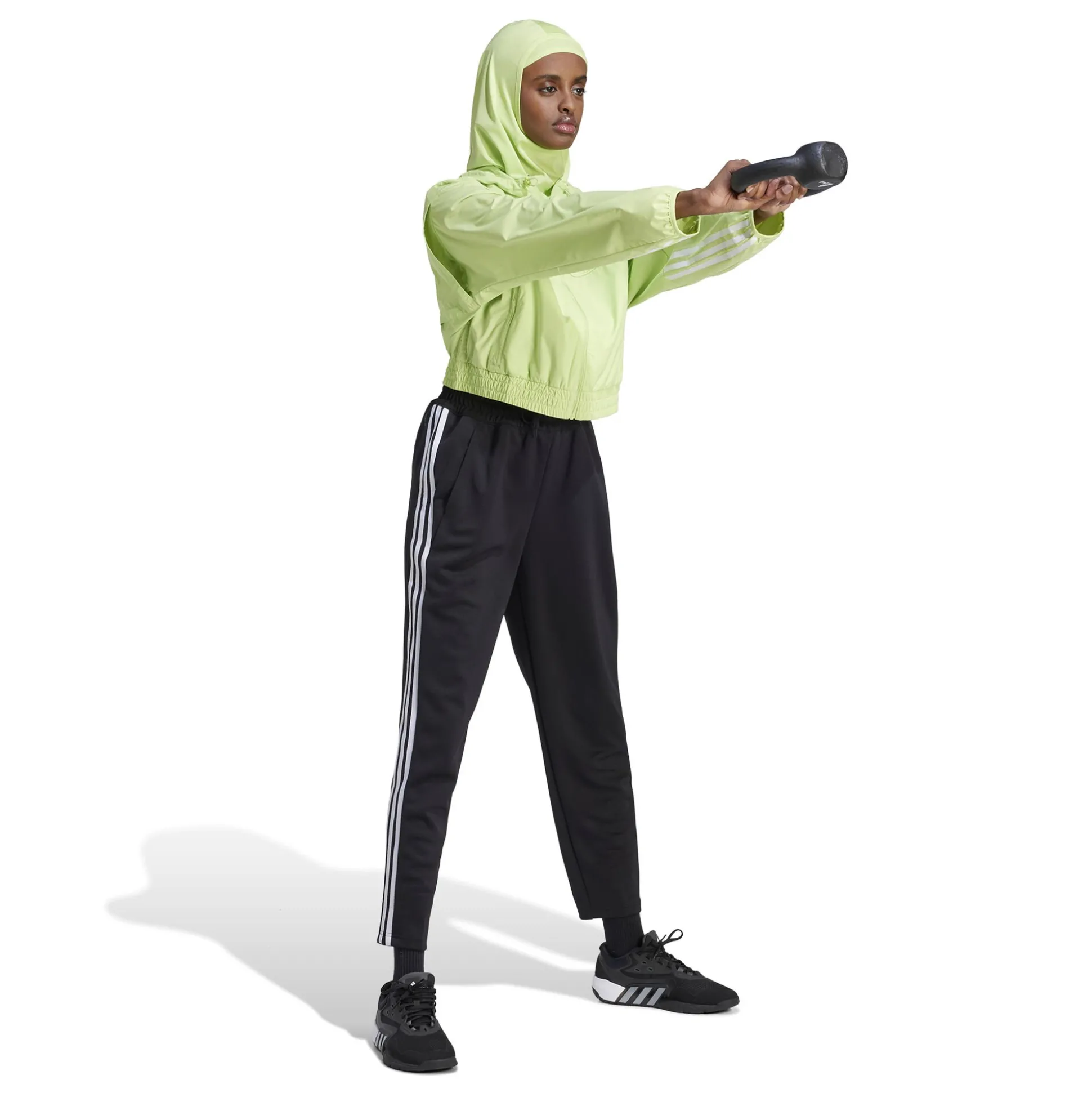 Outlet Essetials 3-Stripes Training Pants Women - Black, White Pants