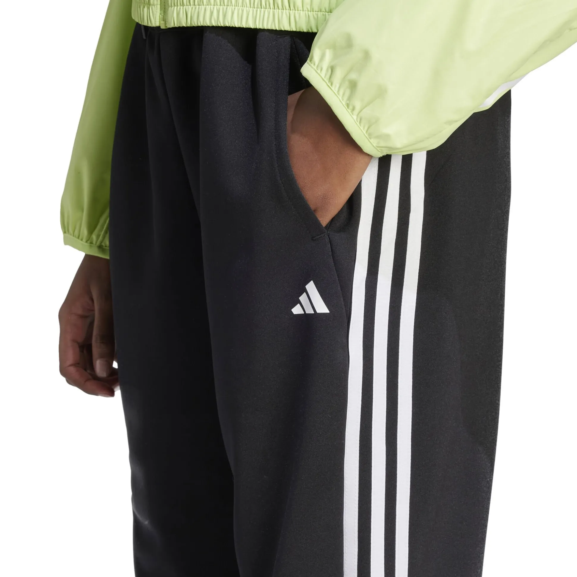 Outlet Essetials 3-Stripes Training Pants Women - Black, White Pants