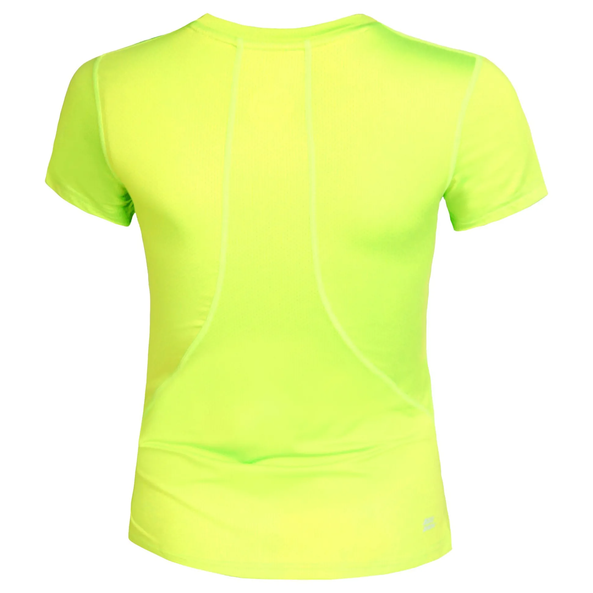 Sale Eve Tech Roundneck T-Shirt Women - Neon Yellow, Black Shirts