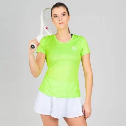 Sale Eve Tech Roundneck T-Shirt Women - Neon Green Shirts