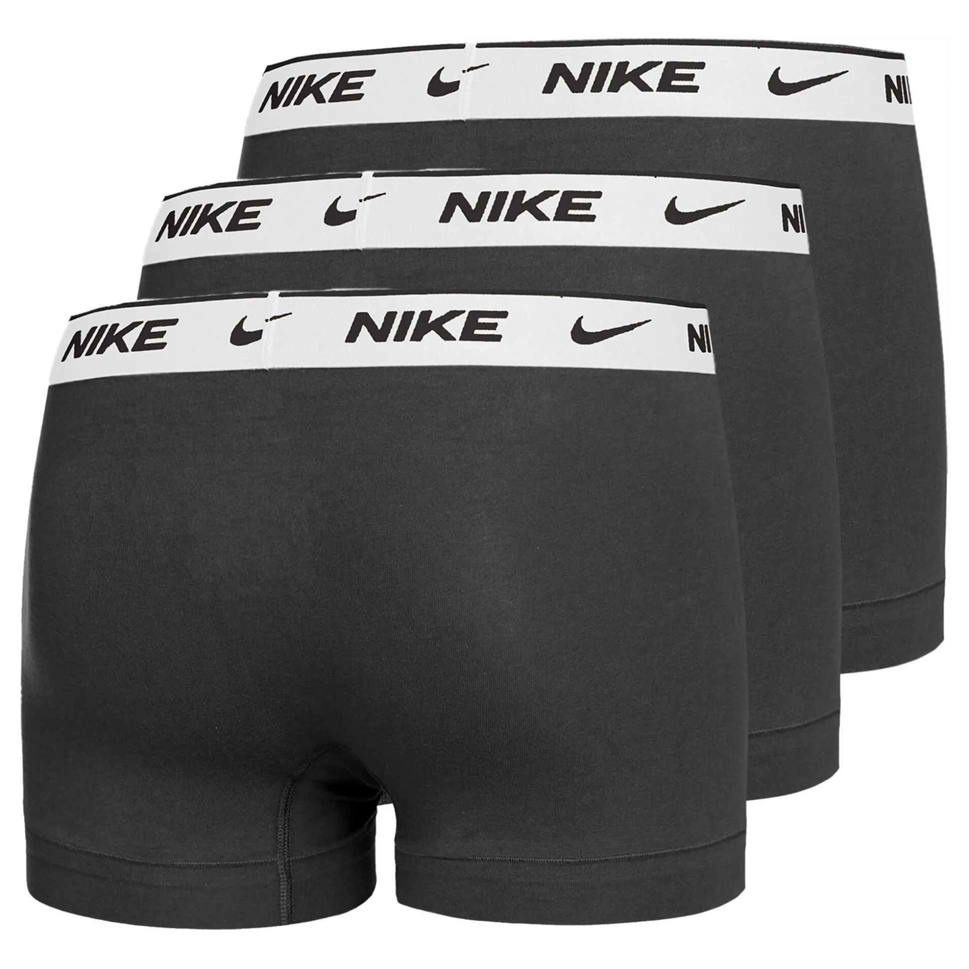 Cheap Everyday Cotton Strech Boxer Trunk Boxer Shorts 3 Pack Men - Black, White Underwear