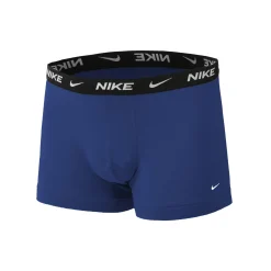 Fashion Everyday Cotton Strech Trunk Boxer Shorts 3 Pack Men - Dark Blue, Blue Underwear