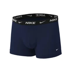 Fashion Everyday Cotton Strech Trunk Boxer Shorts 3 Pack Men - Dark Blue, Blue Underwear