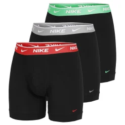 Best Everyday Cotton Stretch Boxer Brief Boxer Shorts 3 Pack Men - Black, Multicoloured Underwear