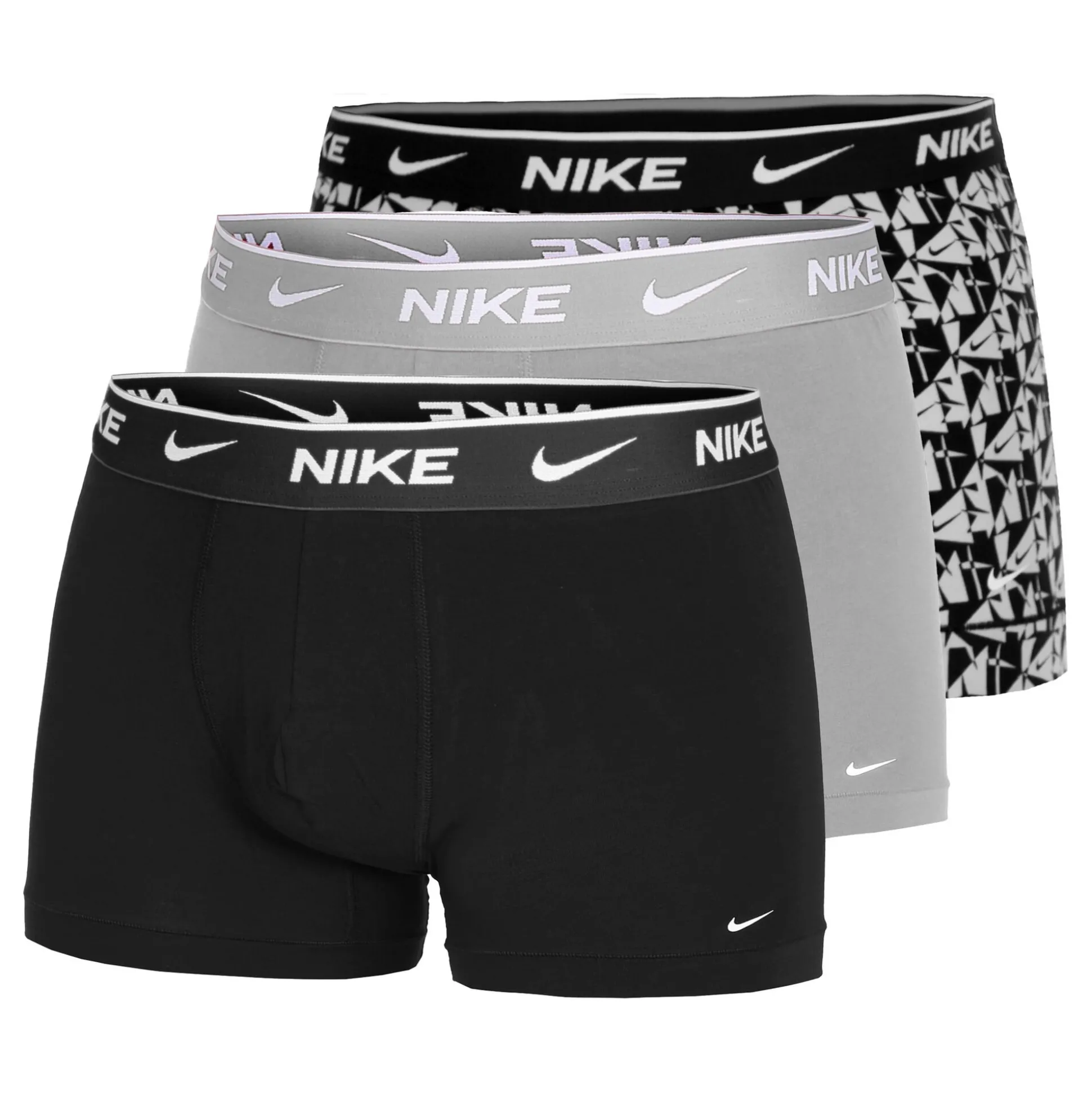 Cheap Everyday Cotton Stretch Trunk Boxer Shorts 3 Pack Men - Underwear