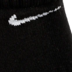 Outlet Everyday Lightweight No Show Sports Socks 3 Pack - Black, White Socks