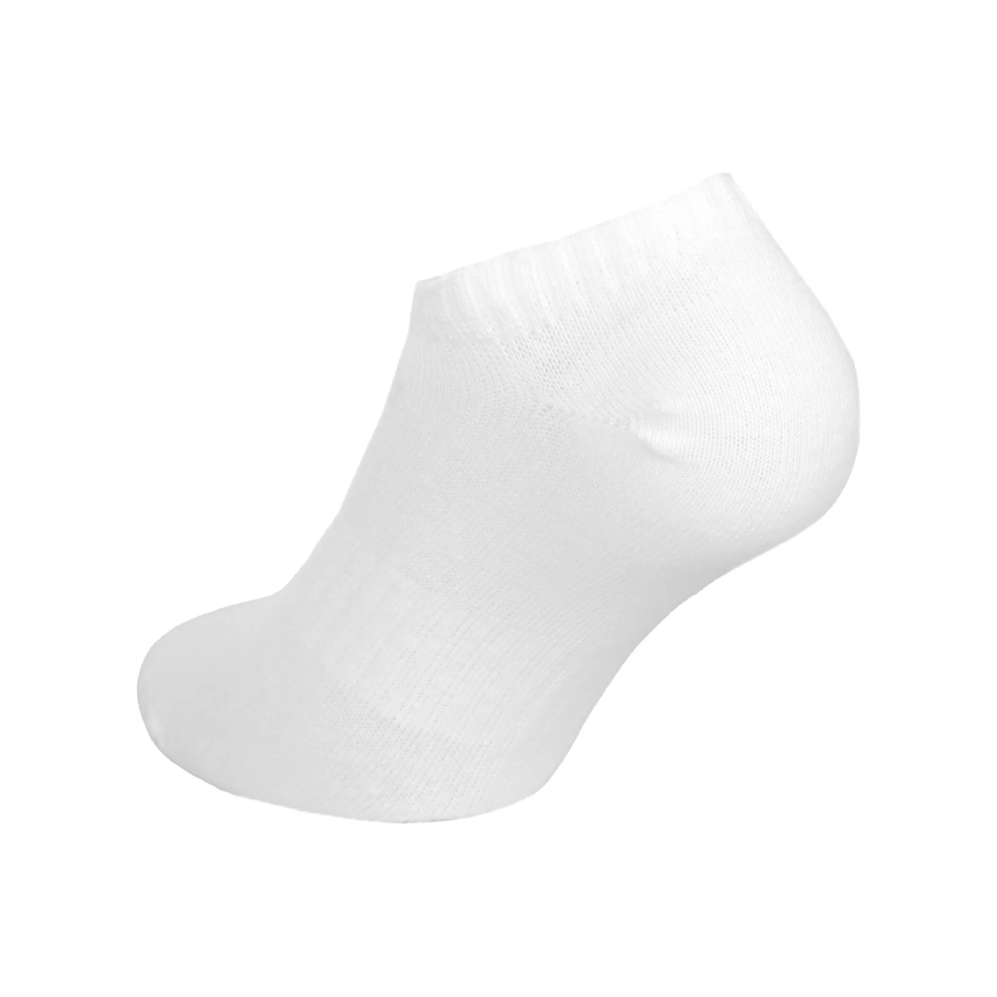 Clearance Everyday Lightweight NoShow Sports Socks 3 Pack - White, Black Socks