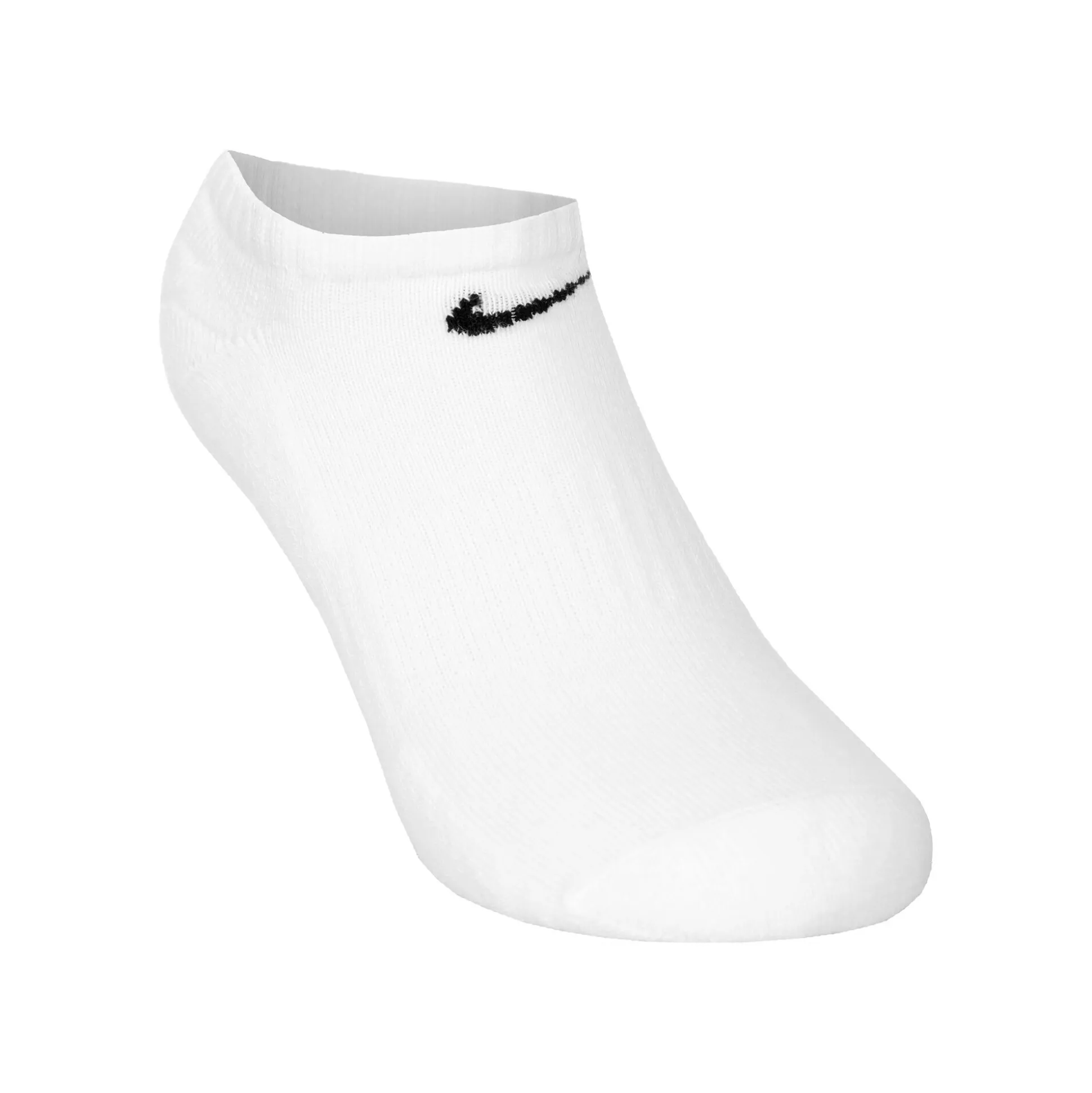 Store Everyday No-Show Tennis Socks 6 Pack - White, Black Socks