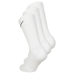 Discount Everyday Plus Cushioned Crew Sports Socks 3 Pack - White, Black Socks
