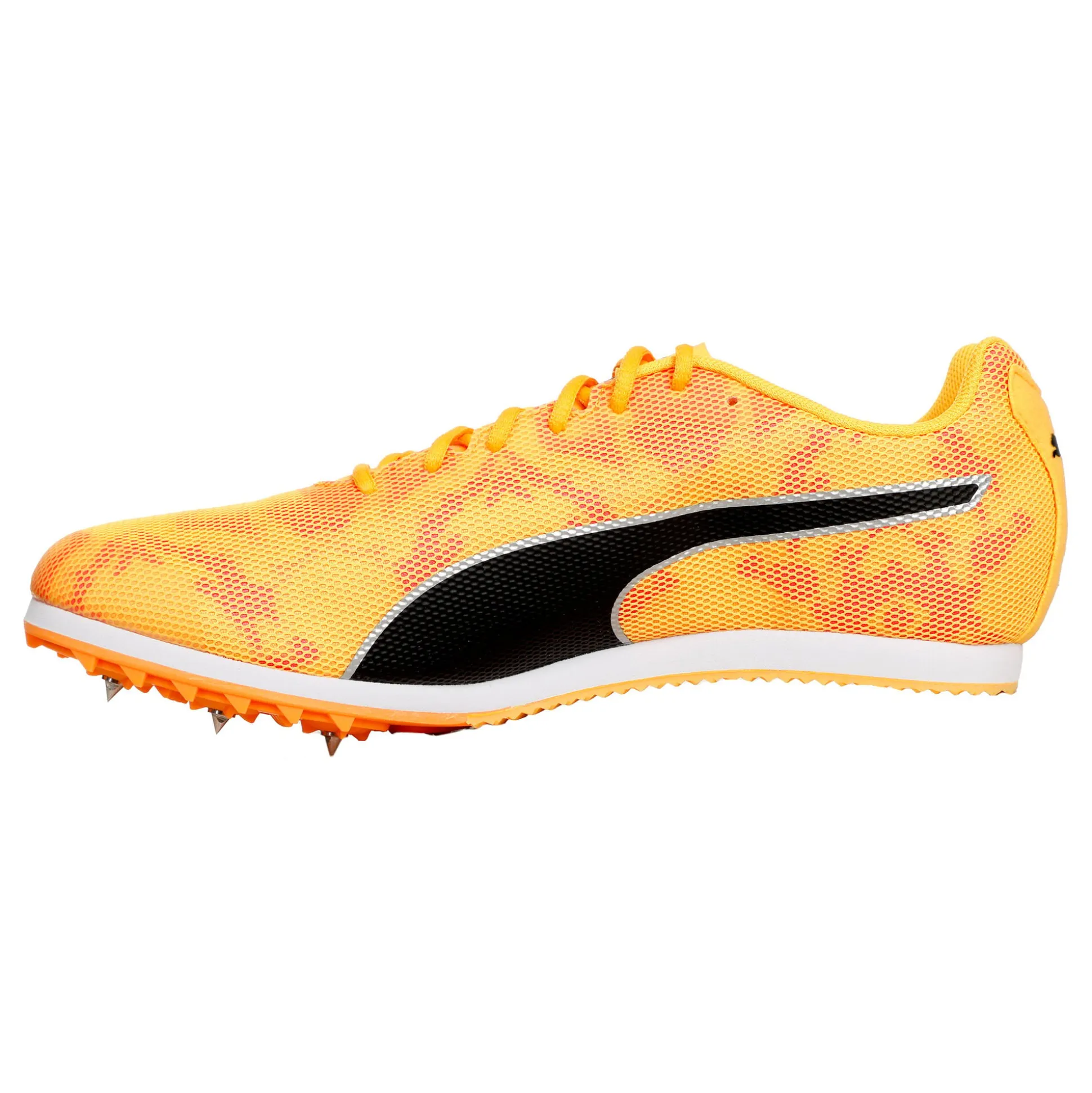 Clearance EvoSPEED Star 8 Spike Shoes - Orange, Yellow Running Shoes