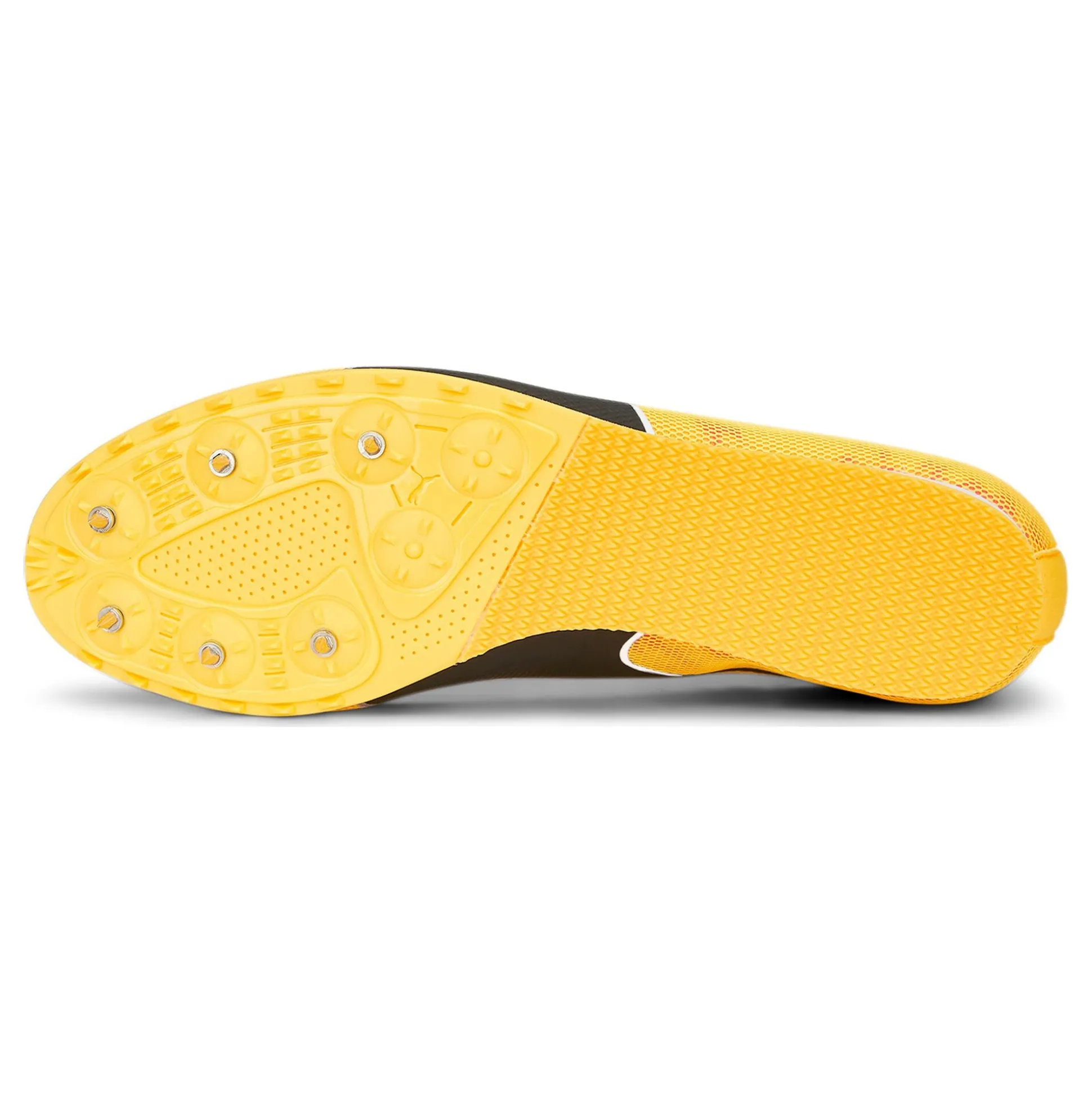 Clearance EvoSPEED Star 8 Spike Shoes - Orange, Yellow Running Shoes